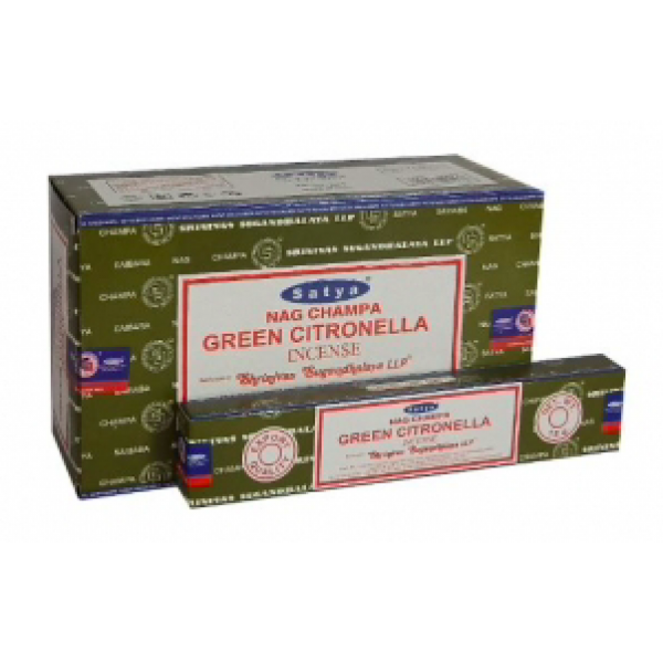 Satya Green Citronella Incense Sticks 